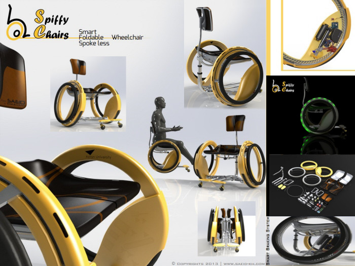 Spokeless Smart Wheelchair - Saeid Khajevand