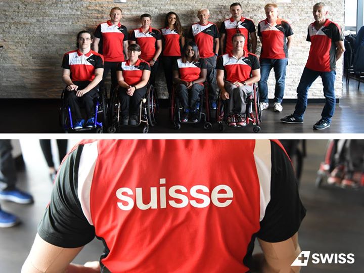 L'équipe de Suisse paralympique