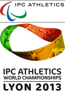 Logo des Championnats du Monde d'AthlÃÂ©tisme IPC de Lyon 2013