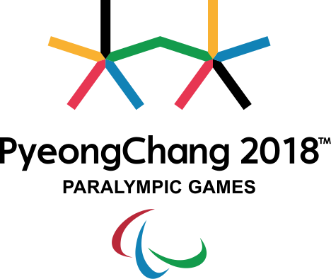 Logo officiel des jeux paralympiques de PyeongChang 2018